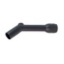 GDA curved fitting in antistatic plastic cod. 0401061