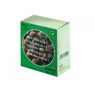 Ompagrill Lavagestein 3 kg Code 21828