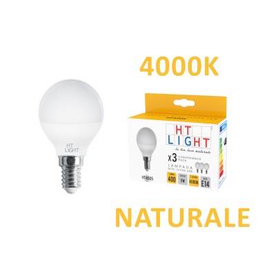 Alcapower box 3 pcs mini sphere led bulb 230 5W E14 4000K