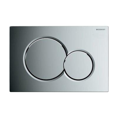 Geberit Double button plate Sigma 01 Polished chrome 115.770.21.5