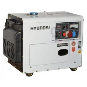 Hyundai DHY8000SE3 Diesel Generator med dæmpet AVR 65234