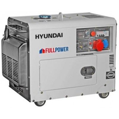 Hyundai Diesel Generator 6KW Full Power - AVR schallgedämpft cod.65230