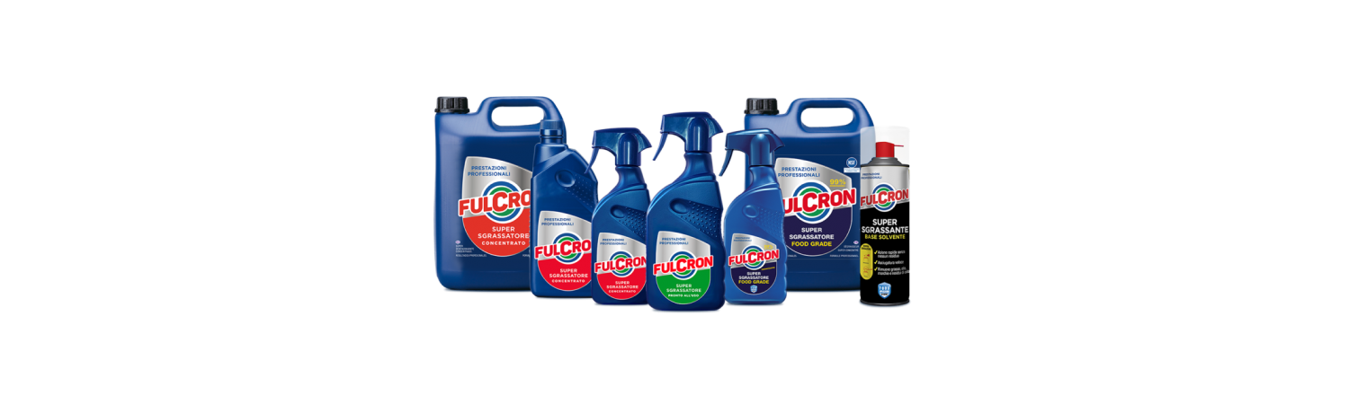Fulcron degreasing and sanitizing products