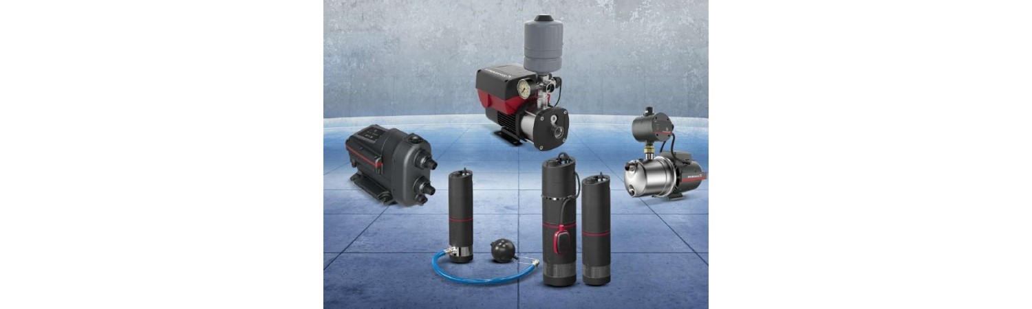 Grundfos pumps for domestic applications.