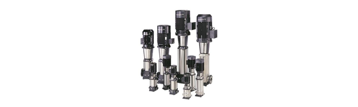 Grundfos CR-serie verticale meertraps centrifugaalpompen