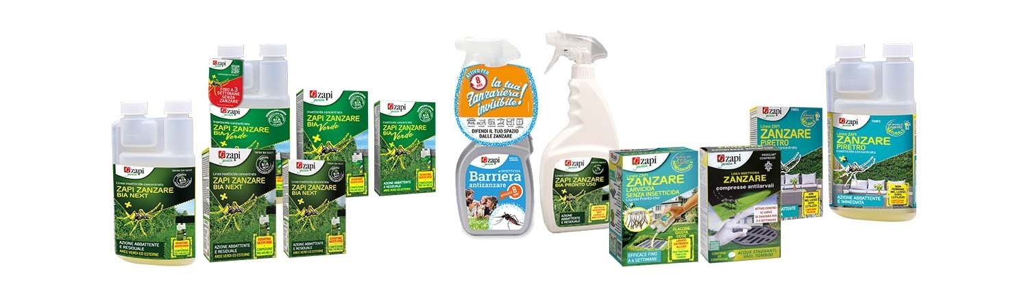 Bekämpa myggor med ZAPI-produkter