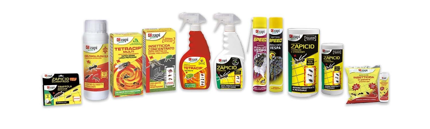 Concentrated insecticides - Fight against insects with the ZAPI line