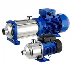 Multistage horizontal centrifugal electric pumps
