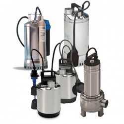 Lowara Xylem dränkbara pumpar för dränering och avlopp