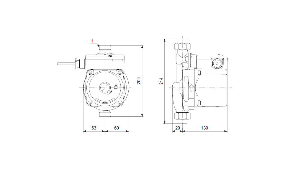 Pompe de surpression compacte UPA 15-120 230V 50Hz avec prise Schuko -  GRUNDFOS